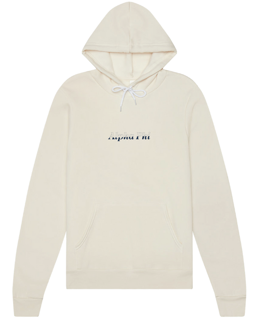 Alpha Phi Stitched Outline Hoodies