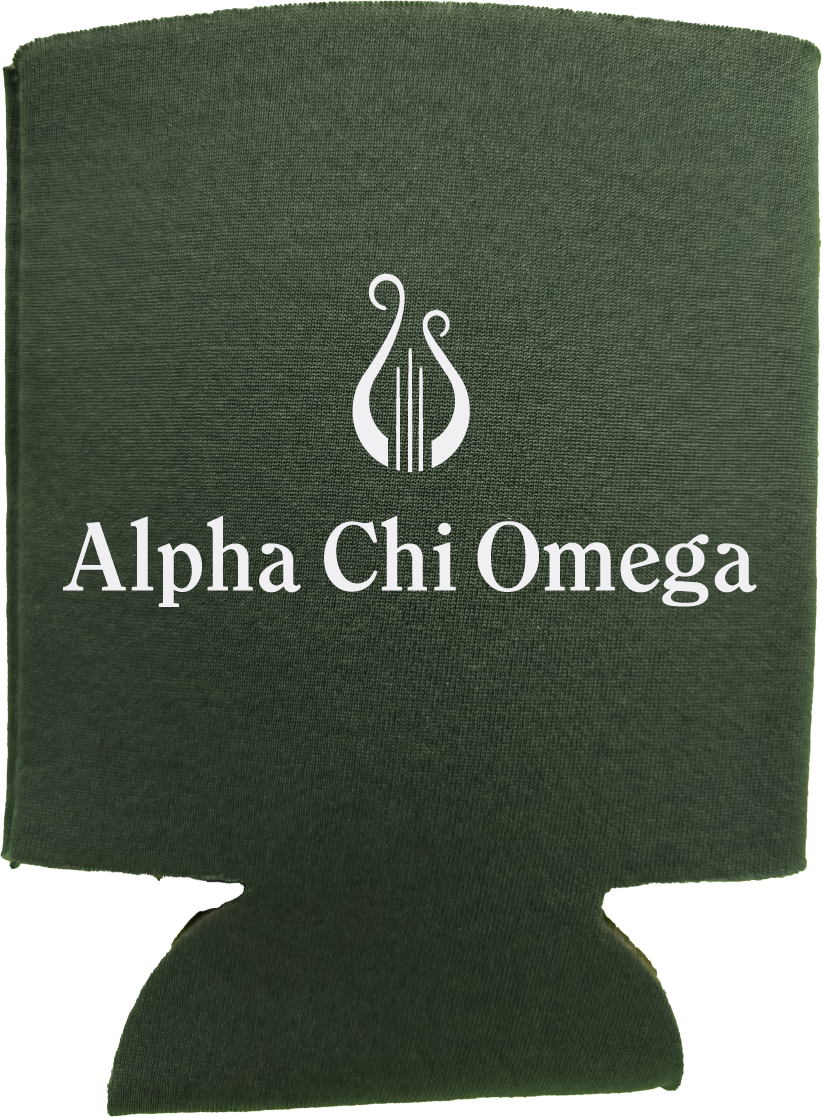 Alpha Chi Omega Can Coozies