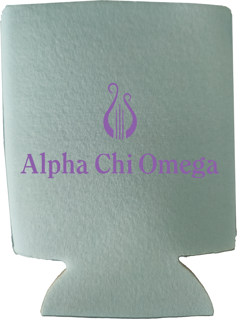 Alpha Chi Omega Can Coozies