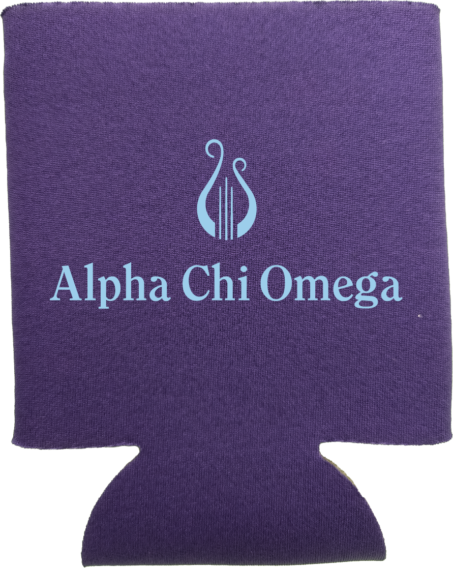 Alpha Chi Omega Can Coozies