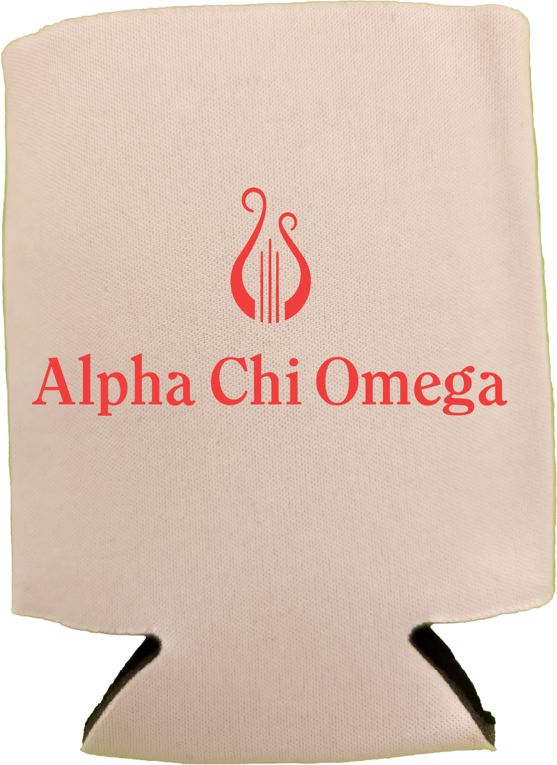 Alpha Chi Omega Can Coozies