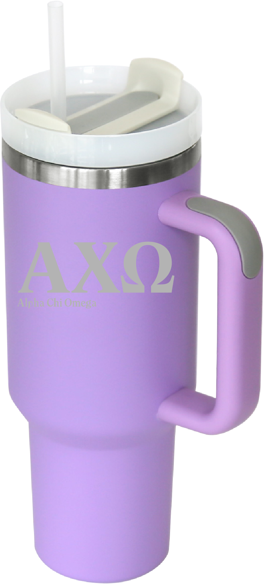 Alpha Chi Omega Lettered 40oz Tumblers