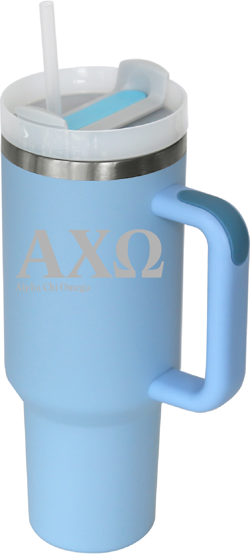Alpha Chi Omega Lettered 40oz Tumblers