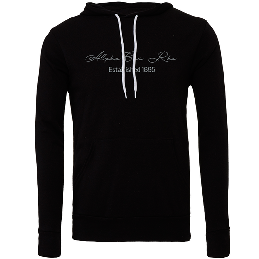 Alpha Chi Rho Embroidered Scripted Name Hooded Sweatshirts