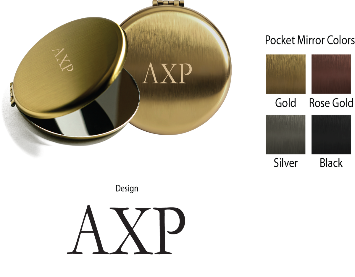 Alpha Chi Rho Lettered Pocket Mirrors