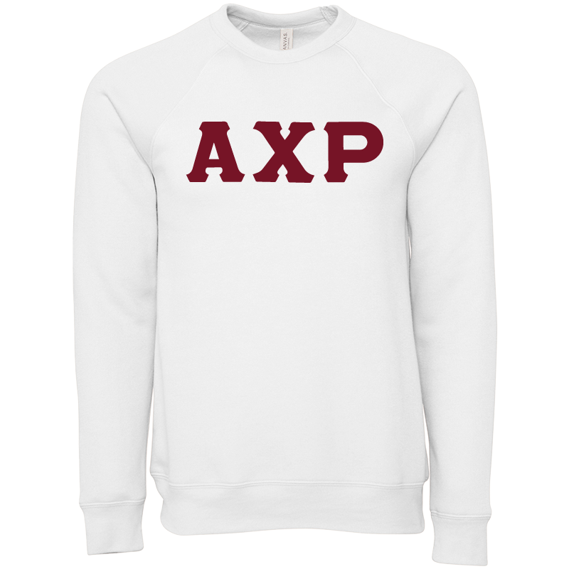 Alpha Chi Rho Lettered Crewneck Sweatshirts