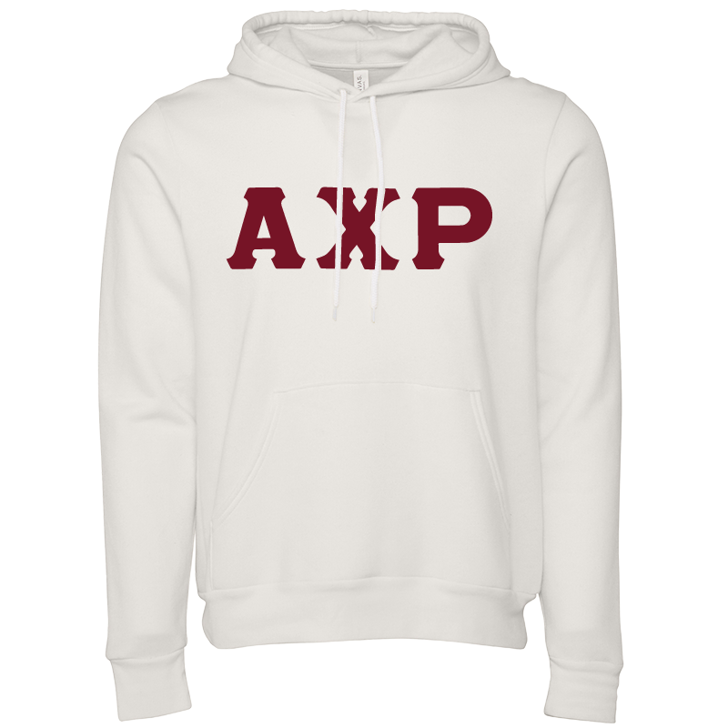 Alpha Chi Rho Lettered Hooded Sweatshirts