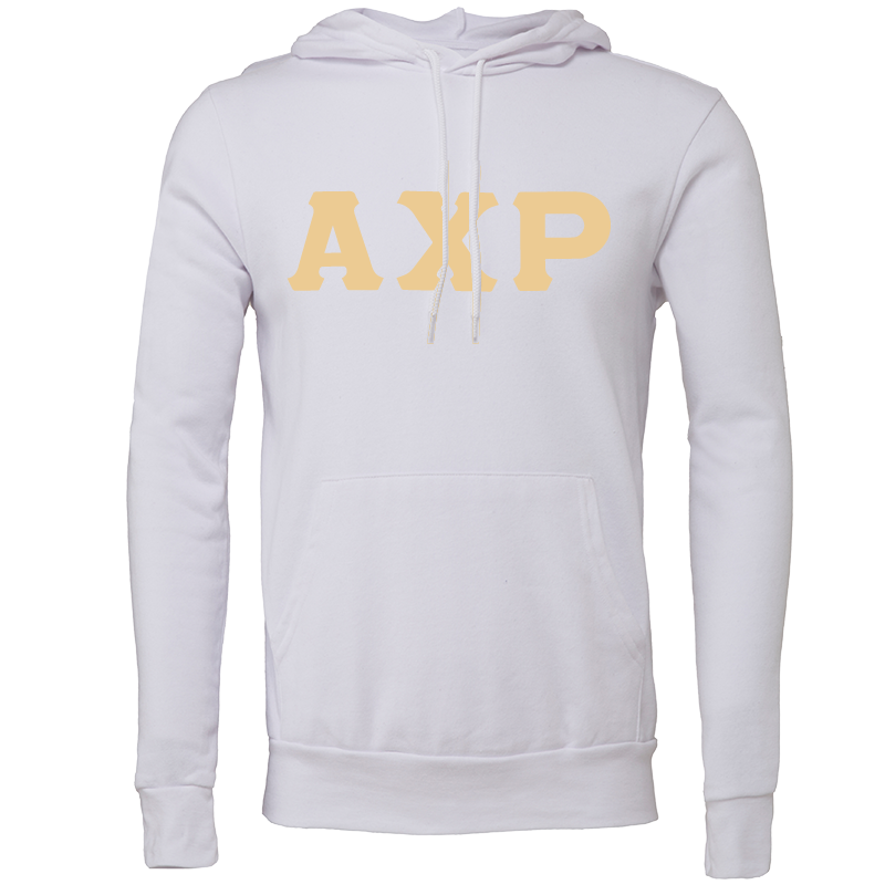 Alpha Chi Rho Lettered Hooded Sweatshirts