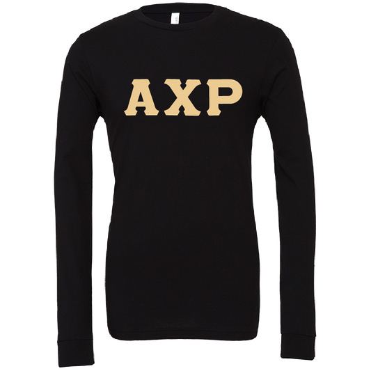 Alpha Chi Rho Lettered Long Sleeve T-Shirts