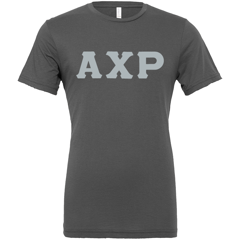 Alpha Chi Rho Lettered Short Sleeve T-Shirts