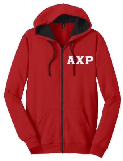 Alpha Chi Rho Zip-Up Hooded Sweatshirts