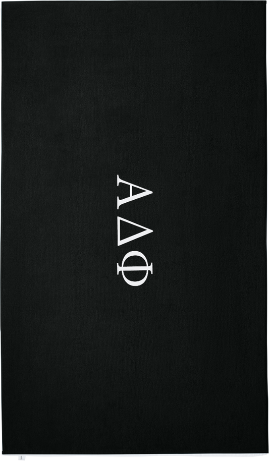 Alpha Delta Phi Lettered Beach Towels