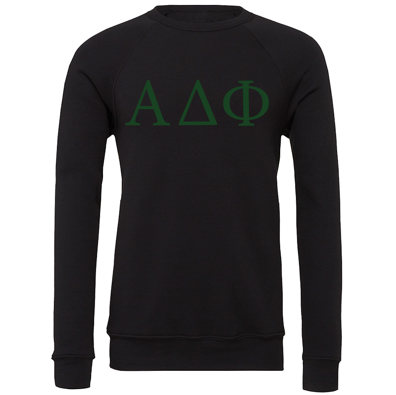 Alpha Delta Phi Lettered Crewneck Sweatshirts