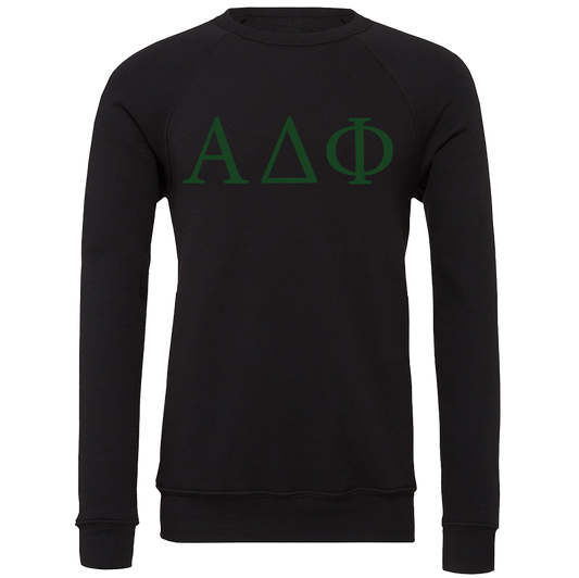 Alpha Delta Phi Lettered Crewneck Sweatshirts