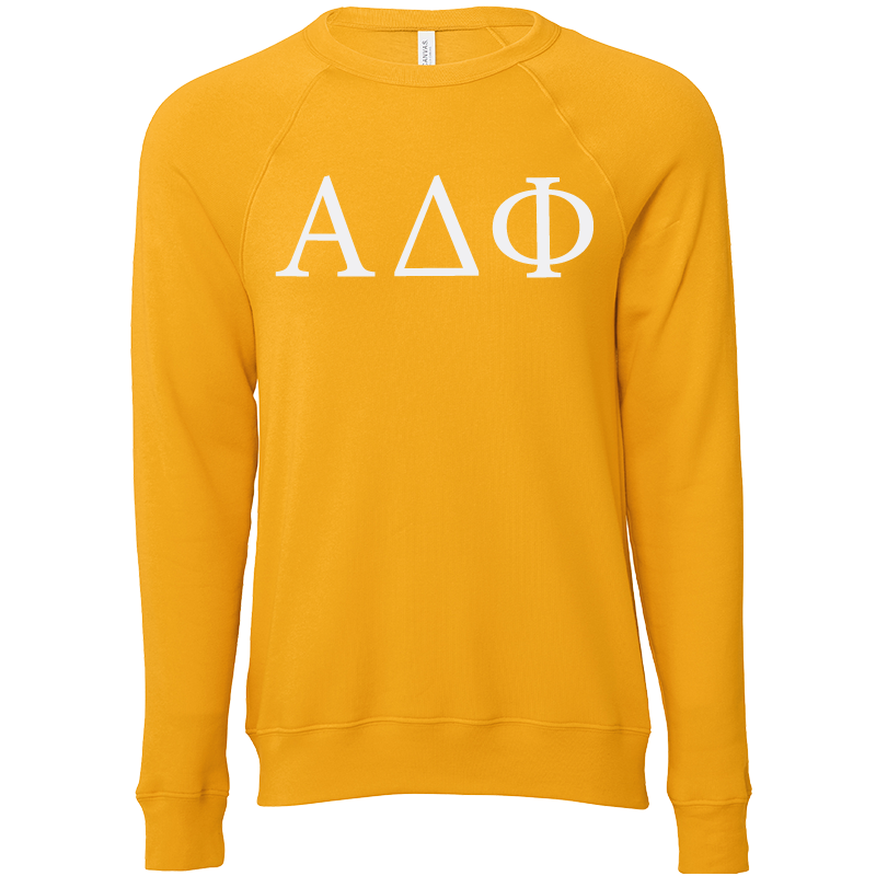 Alpha Delta Phi Lettered Crewneck Sweatshirts