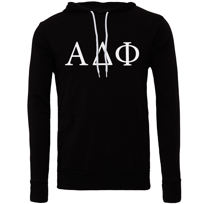 Alpha Delta Phi Lettered Hooded Sweatshirts