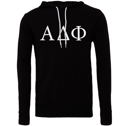 Alpha Delta Phi Lettered Hooded Sweatshirts