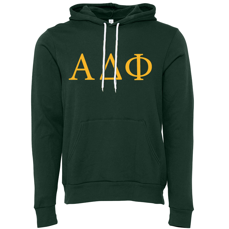 Alpha Delta Phi Lettered Hooded Sweatshirts