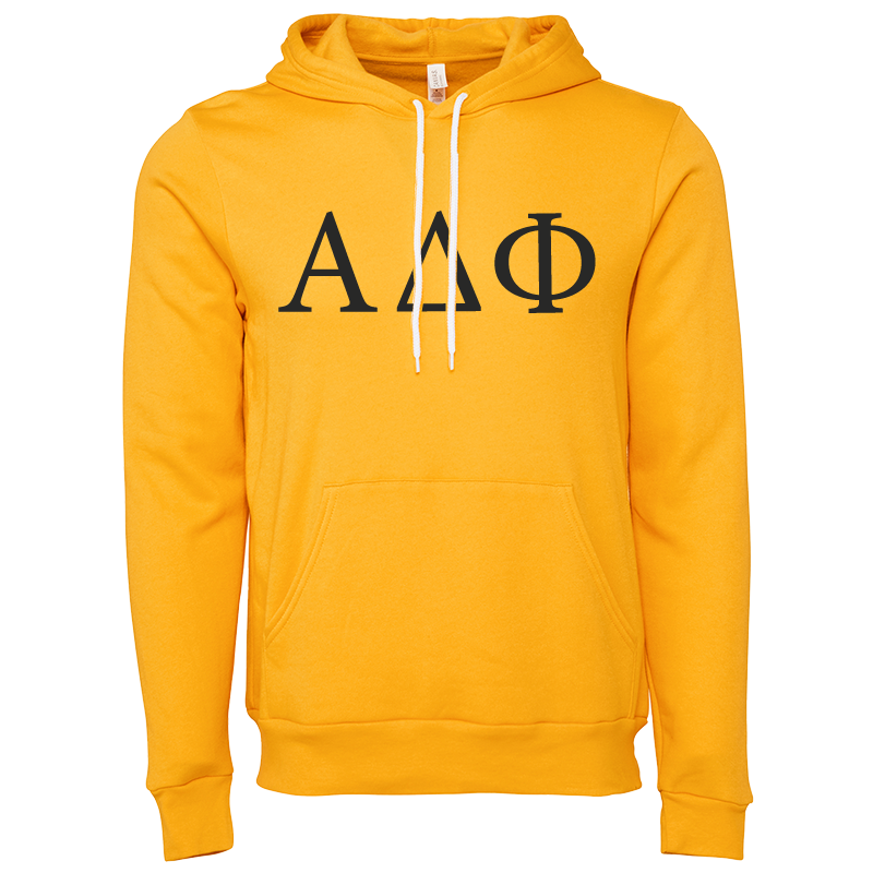 Alpha Delta Phi Lettered Hooded Sweatshirts