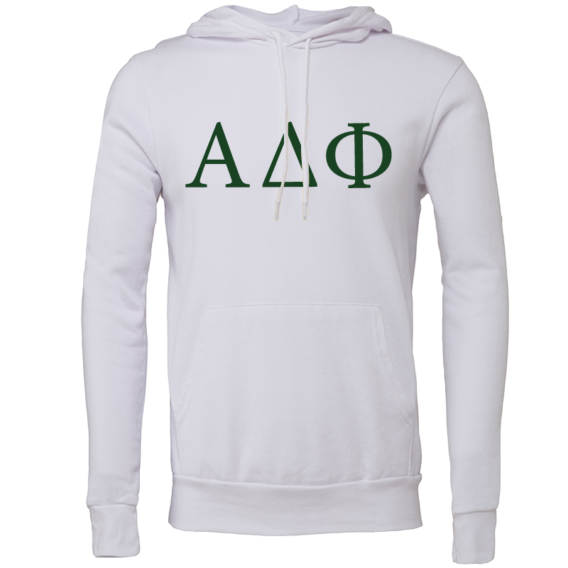 Alpha Delta Phi Lettered Hooded Sweatshirts