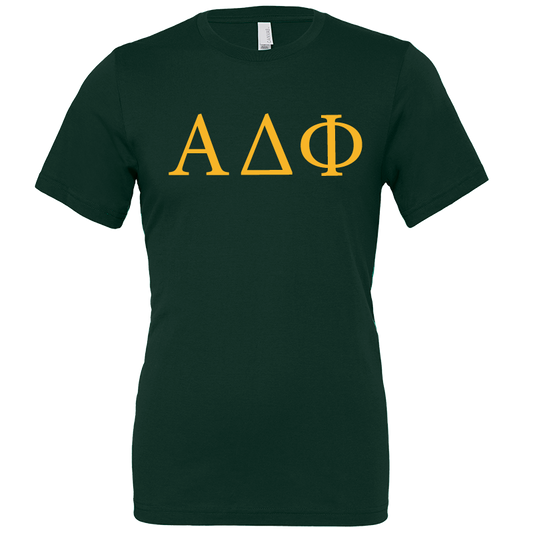 Alpha Delta Phi Lettered Short Sleeve T-Shirts