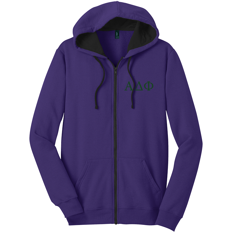 Alpha Delta Phi Zip-Up Hooded Sweatshirts