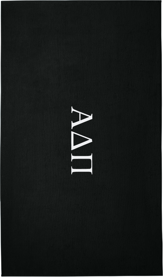 Alpha Delta Pi Lettered Beach Towels