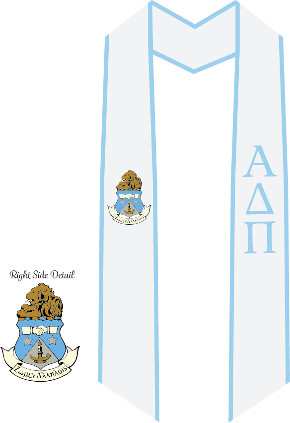 Alpha Delta Pi Graduation Stoles