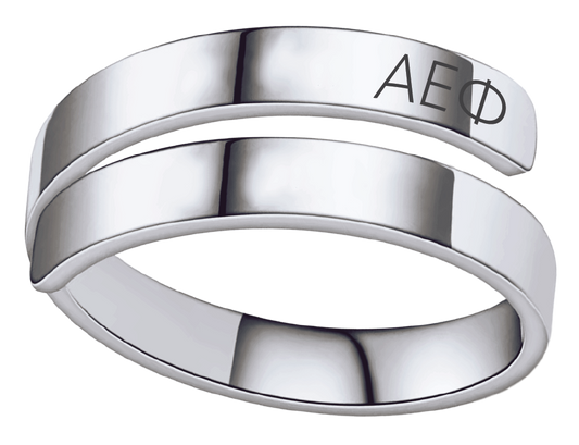 Alpha Epsilon Phi Lettered Rings