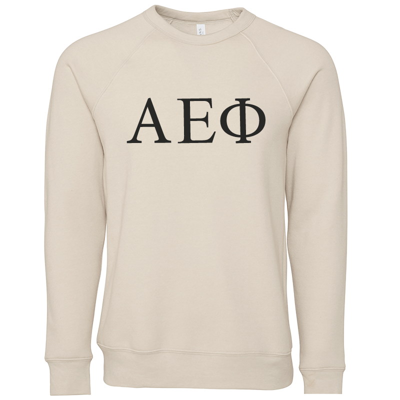 Alpha Epsilon Phi Lettered Crewneck Sweatshirts