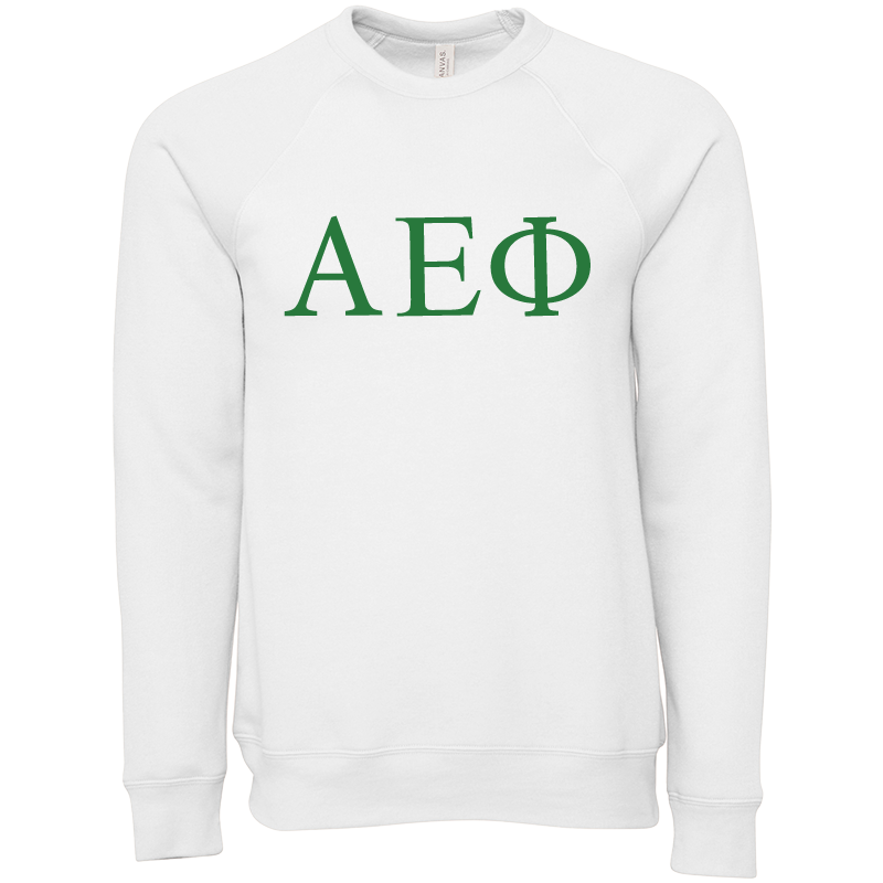 Alpha Epsilon Phi Lettered Crewneck Sweatshirts