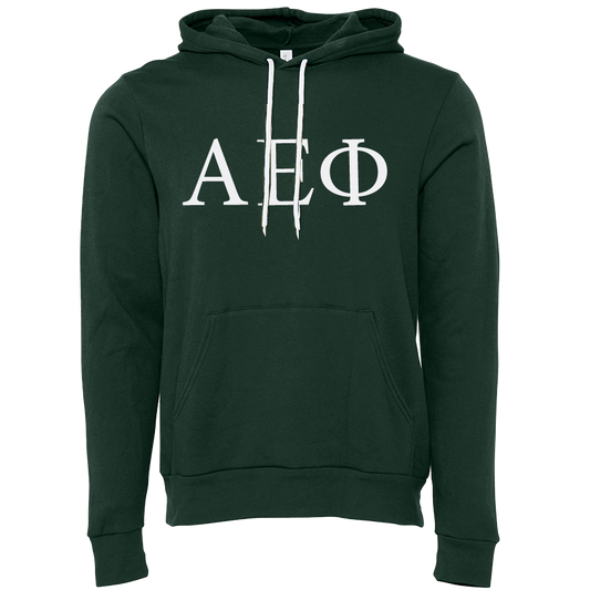 Alpha Epsilon Phi Lettered Hooded Sweatshirts