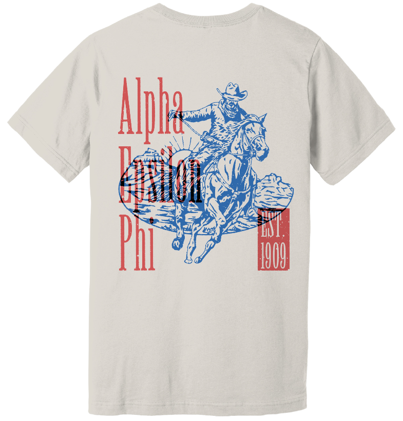 Alpha Epsilon Phi Cowboy Graphic T-Shirt