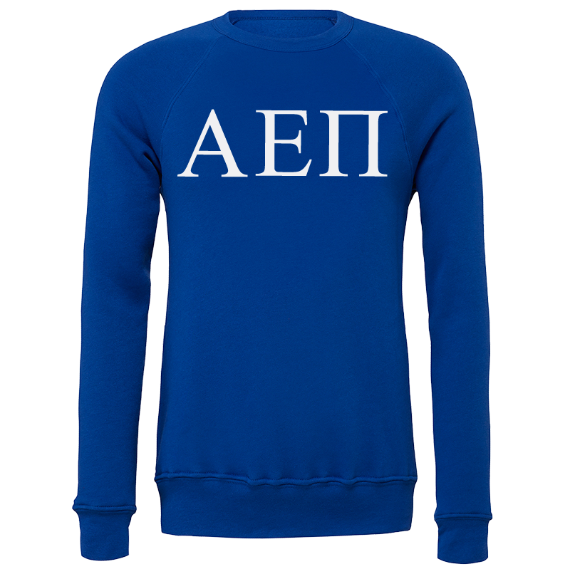Alpha Epsilon Pi Lettered Crewneck Sweatshirts