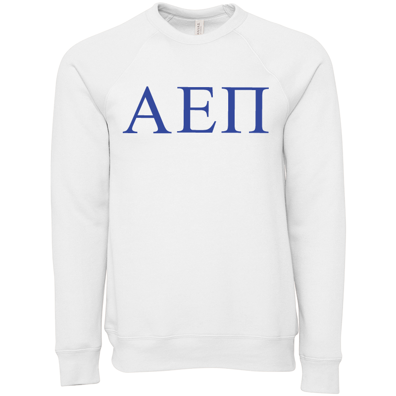 Alpha Epsilon Pi Lettered Crewneck Sweatshirts