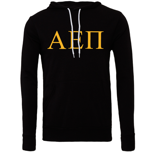Alpha Epsilon Pi Lettered Hooded Sweatshirts