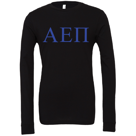 Alpha Epsilon Pi Lettered Long Sleeve T-Shirts