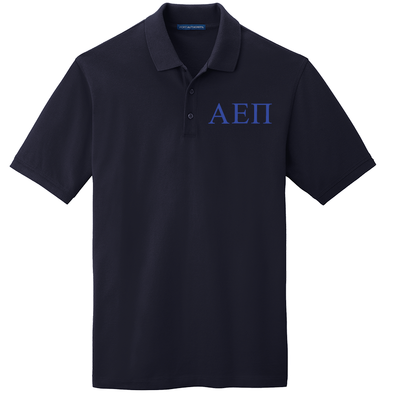 Alpha Delta Pi Men's Embroidered Polo Shirt
