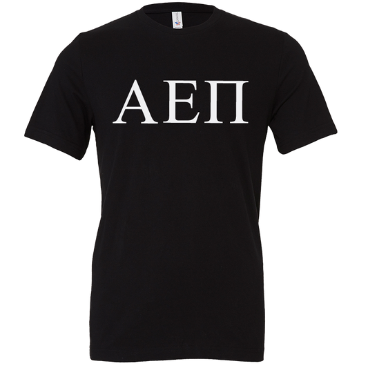 Alpha Epsilon Pi Lettered Short Sleeve T-Shirts