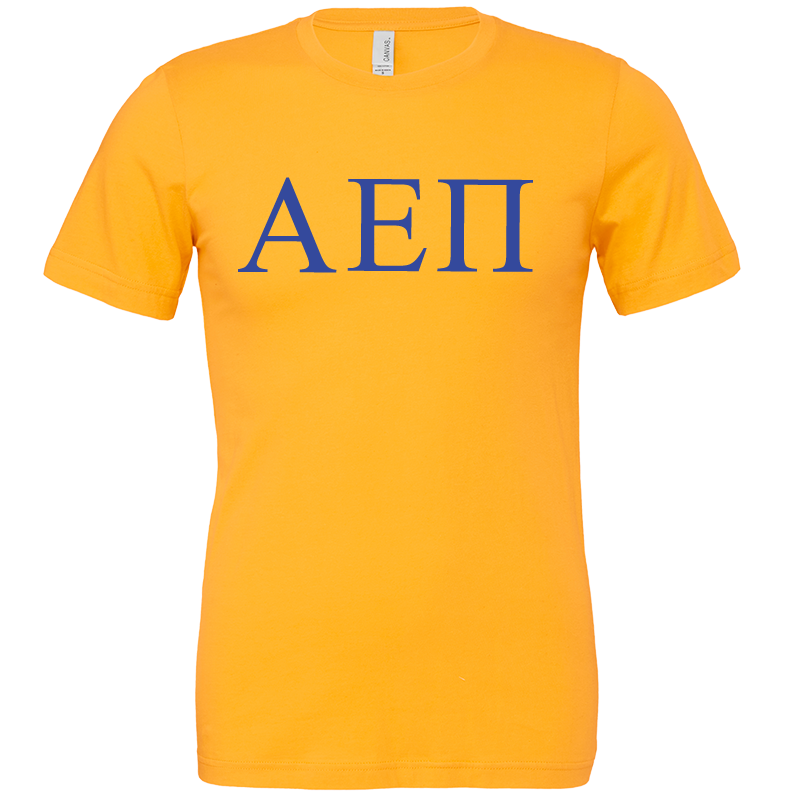 Alpha Epsilon Pi Lettered Short Sleeve T-Shirts