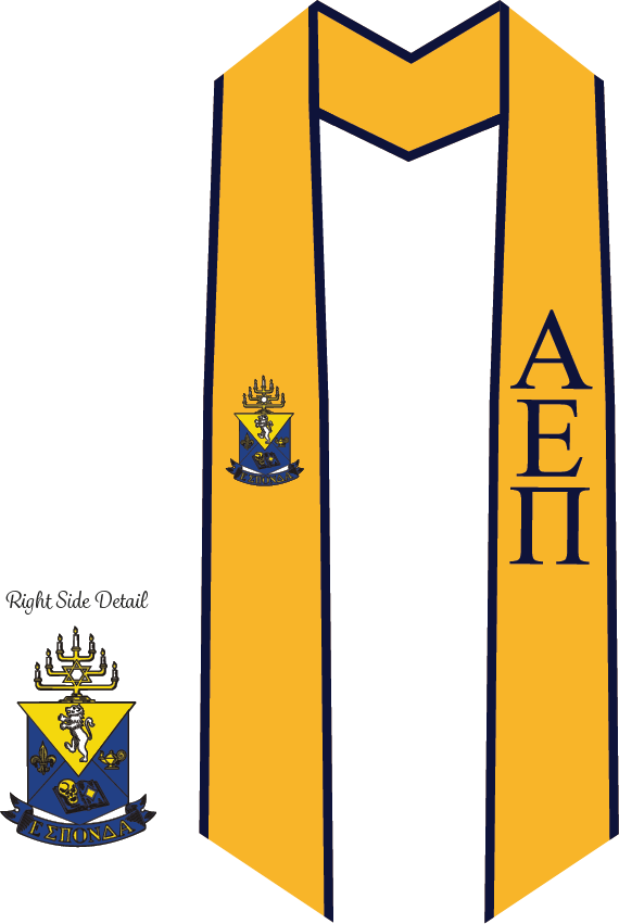 Alpha Epsilon Pi Graduation Stoles