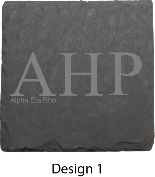 Alpha Eta Rho Stone Coasters - 4-Pack