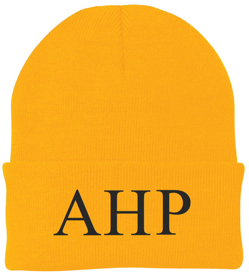 Alpha Eta Rho Lettered Beanies