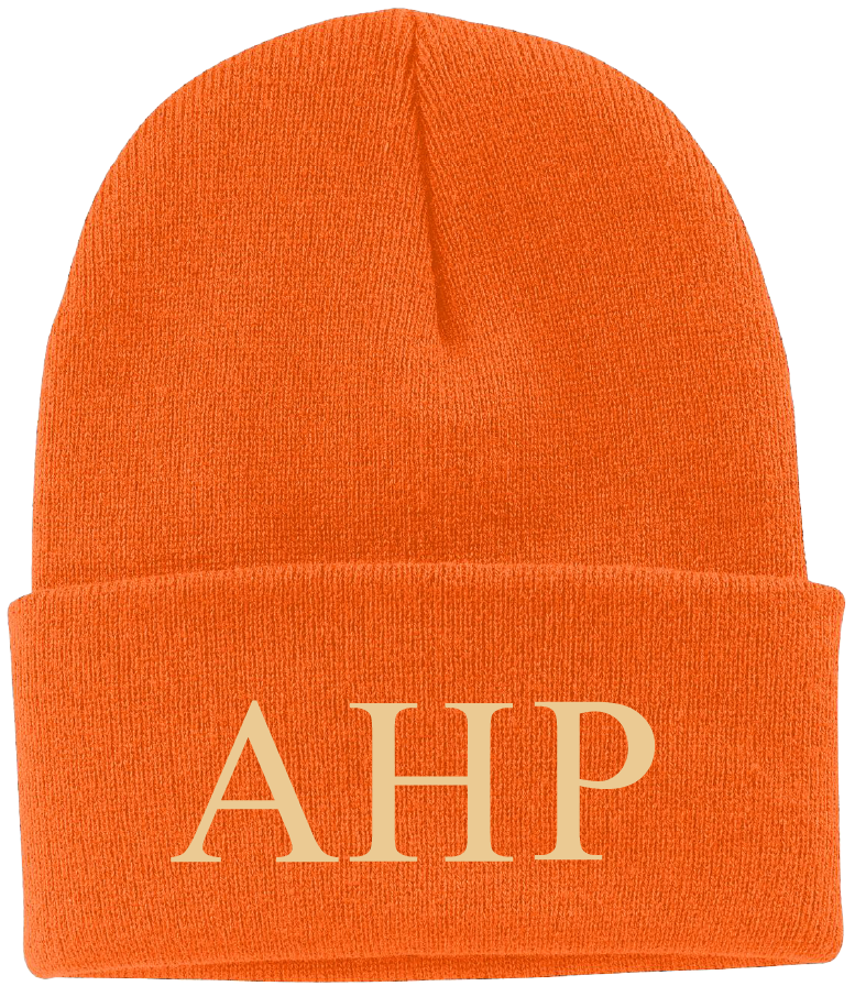 Alpha Eta Rho Lettered Beanies
