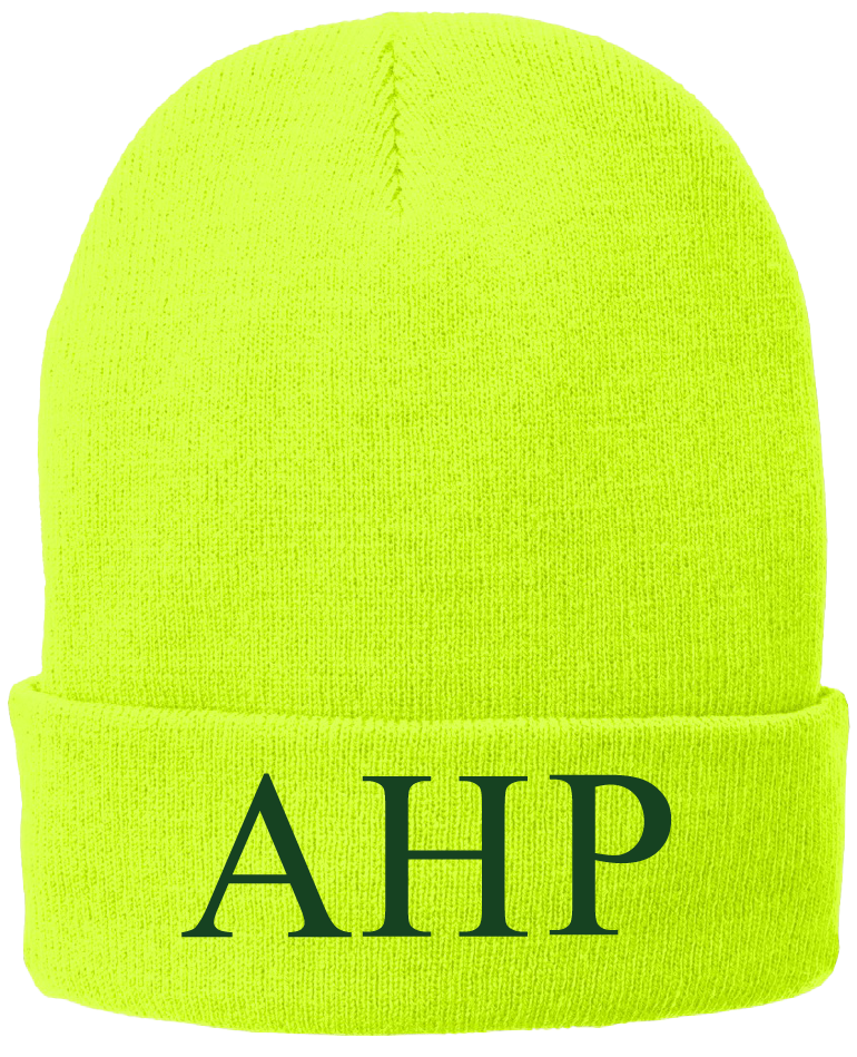Alpha Eta Rho Lettered Beanies