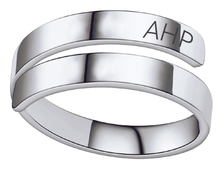 Alpha Eta Rho Lettered Rings