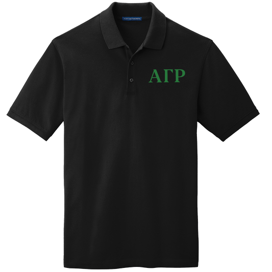 Alpha Gamma Rho Men's Embroidered Polo Shirt