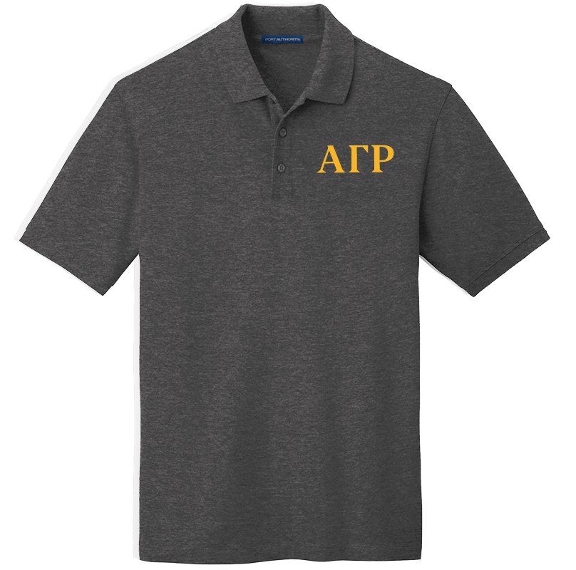 Alpha Gamma Rho Men's Embroidered Polo Shirt