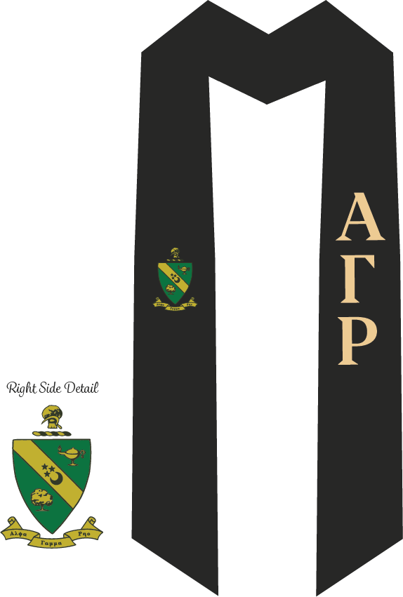 Alpha Gamma Rho Graduation Stoles