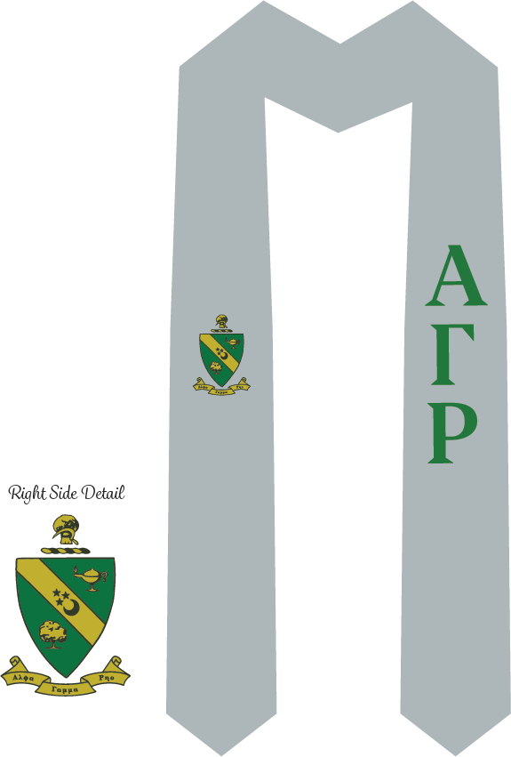 Alpha Gamma Rho Graduation Stoles